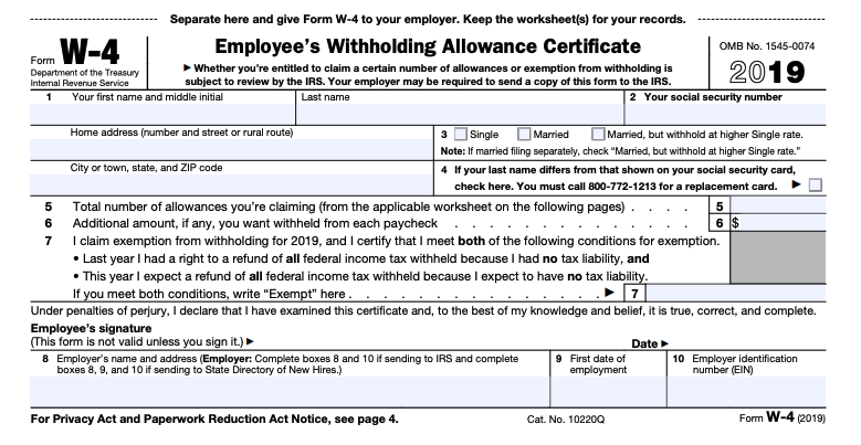 Do You Have The Correct Employee S Withholding Allowance On Your W 4 For 2019 Joshua Wilson Cpa